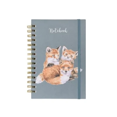 Image of Wrendale Designs &#039;Snug As A Cub&#039; Fox A5 Notebook