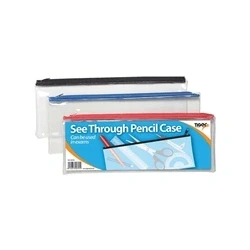 Image of See Through Pencil Case 330 x 125mm (12 Pack) 300795