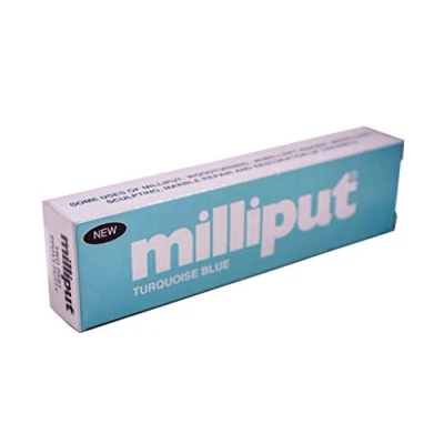Image of New 1x Turquoise Blue Milliput, Woodturning, Jewellery Making, Modelling, Sculpting, Restoration Work. (X8174) Free UK Postage