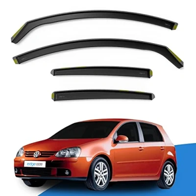 Image of EdgeVisors Wind Deflectors Set Fits: VW GOLF MK5 2004 2009 5 Door Hatchback 4pc