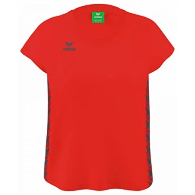 Image of Erima Women&#039;s Essential Team Functional T Shirt, Red, 38