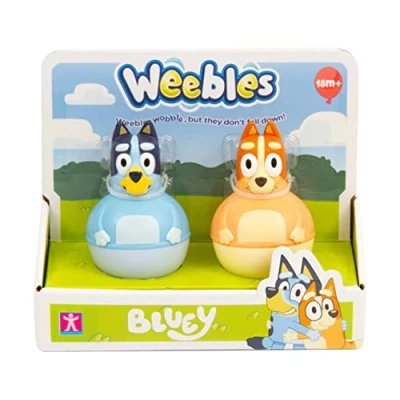 Image of Giochi Preziosi Bluey Weebles Series Complete Set with 2 Characters That Always Swing But Never Fall Out, For Children From 18 Months, Weu00000