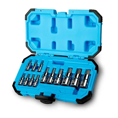 Image of Capri Tools Hex Bit Socket Set, SAE, Advanced Series, 13 Piece