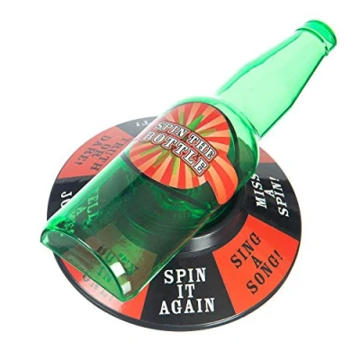Image of Funtime BA7500 Spin The Bottle Drinking Game, Green