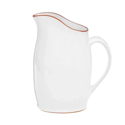 Image of Premier Housewares Calisto Pitcher, Ceramic, White, 2.5 Litre