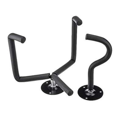 Image of Guitar Wall bracket Acoustic for Electric Classical Ukulele Banjo and Mandolin, Mount Slat Horizontal Holder Bass Rack Hook