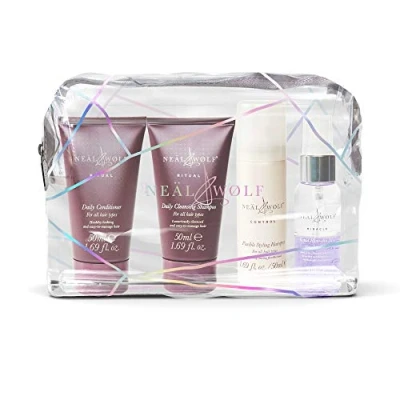 Image of Neal &amp; Wolf Mini Travel Size Shampoo, Conditioner, Hairspray Blow dry Mist