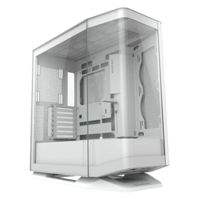 Image of Cougar FV270 Curved Tempered Glass Mid Tower White Case