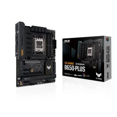 Image of ASUS TUF GAMING B650 PLUS AMD Ryzen AM5 ATX motherboard, 14 power stages, PCIe 5.0 M.2 support, DDR5 memory, 2.5 Gb Ethernet, USB4 support and Aura Sync