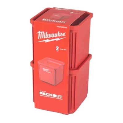 Image of Milwaukee Packout Container 10 x cm Pack of 2