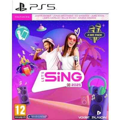 Image of Let&#039;s Sing 2025 2 Mic Pack UK Edition (Playstation 5)