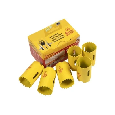 Image of Starrett 32mm Fast Cut Bi Metal Holesaw Pack of 6