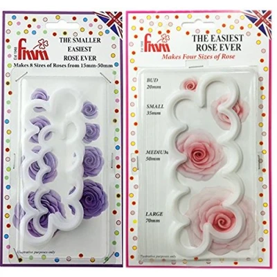 Image of Fmm &#039;The Easiest Rose Ever&#039; &amp; Smaller Icing Cutter Set