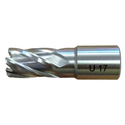 Image of 17mm Broaching Cutter for Magnetic Drill Universal Fitting Mag Drilling Bit Annular 12 32mm Diameter x 25 mm Length HSS Rotabroach Type Broach Hole Steel