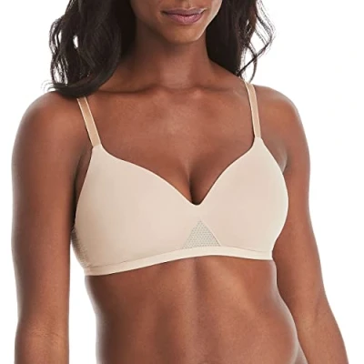 Image of Hanes Women&#039;s Padded Bra, Nude, S
