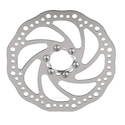 Image of Mountain Bike Disc Brake Rotor Rounded 160mm Threaded Hubs Flange Adapter with 6 Bolts