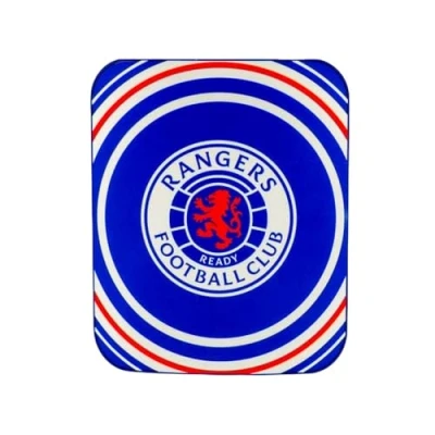 Image of Rangers Glasgow F.C. Fleece Blanket Super Soft, Blue, 127cm x 150cm approx