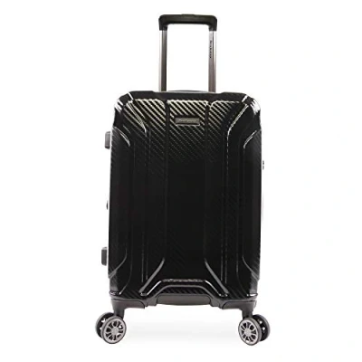 Image of Brookstone Luggage Keane Spinner Suitcase, Black, Carry on (21 Inch)