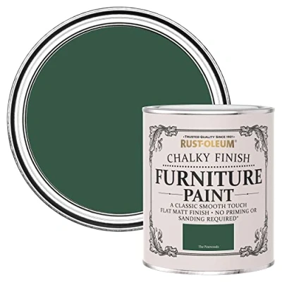 Image of Rust Oleum Green Upcycled Furniture Paint in Chalky Finish The Pinewoods 750ML (SHDRCT900)