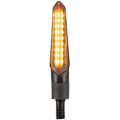 Image of Oxford DarkHunter Motorcycle Sequential Indicators (incl. 2 resistors) EL366, Black