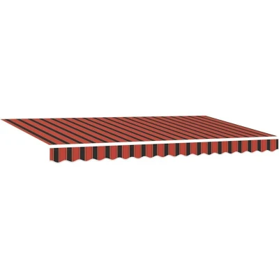 Image of vidaXL Awning Replacement Fabric for 4x2 m Frame Multicolour Stripe