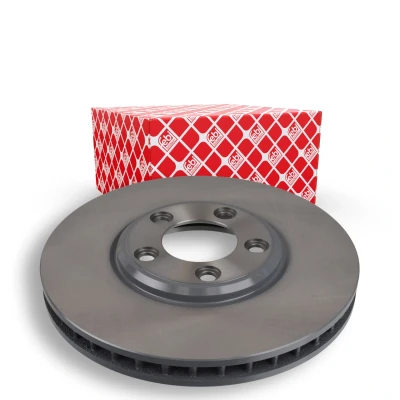 Image of JLM20801, XR858130 Brake disc FEBI BILSTEIN 44127 Front Axle 300,4mm 30mm 5 Hole 108mm internally vented Coated JAGUAR: S Type