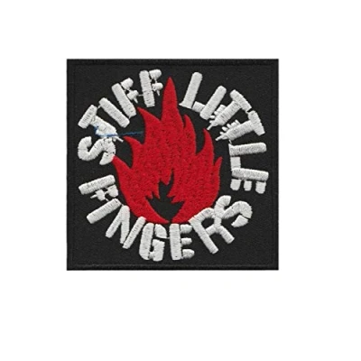 Image of Stiff Little Fingers Punkband_1 Patch Badge Embroidered Iron on Applique Souvenir Accessory
