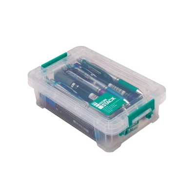 Image of StoreStack 0.8 Litre Storage Box W200xD125xH50mm Clear RB90118