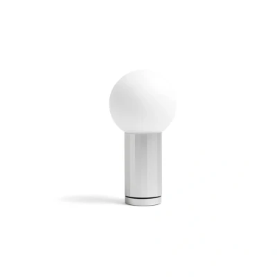 Image of HAY Turn on LED table lamp, dimmer, aluminium base