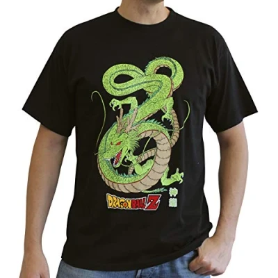 Image of ABYstyle DRAGON BALL T shirt men Shenron black (S)