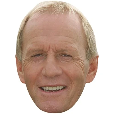 Image of Paul Hogan (Blonde Hair) Celebrity Mask, Flat Card Face, Fancy Dress Mask