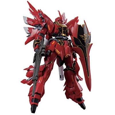 Image of Bandai Hobby GUNDAM Model Kit Real Grade MSN 06S Sinanju 17 CM, multi coloured, 50488