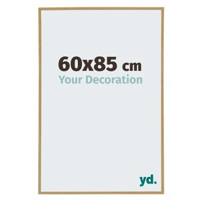 Image of Your Decoration Picture Frame 60x85 cm Decorative Wall in Plastic with Plexiglas Glass Antireflection Excellent Quality Beech Light Evry