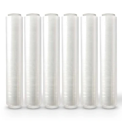 Image of G4Goods® Strong Durable Color Pallet Wrap Tear Resistant Stretch Shrink Film Water &amp; Moisture Proof High Quality Easy to Use. (6, Clear Wrap, 400mm x 150m 20mu)