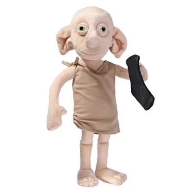 Image of The Noble Collection Harry Potter Dobby Interactive Plush Officially Licensed 11in (32cm) Electronic Toy Dolls Gifts Speaks 16 Phrases