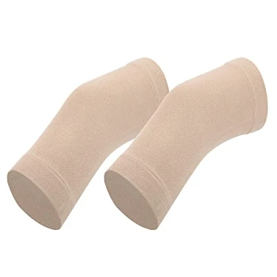 Image of Knee Compression Sleeve, Seamless Brace Support 2pcs Ultrathin Cotton Sleeve Gym Sleeves for Pain Relief