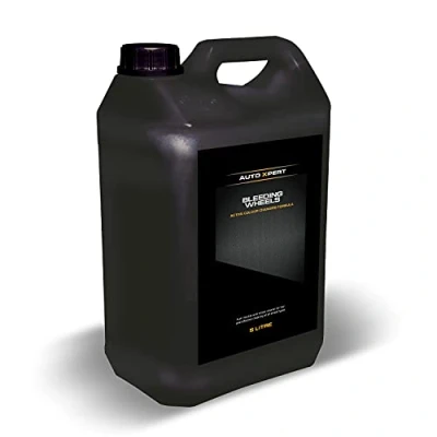 Image of Auto Xpert Bleeding Wheels 5 litre Fast Acting Car Wheel Cleaner Extreme Iron Contamination Fallout Remover pH Neutral Safe on All Vehicle Surfaces Alloy Easy To Use