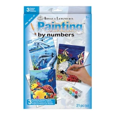 Image of Royal &amp; Langnickel PBN SET46 Painting by Numbers Value Set (3 Piece)