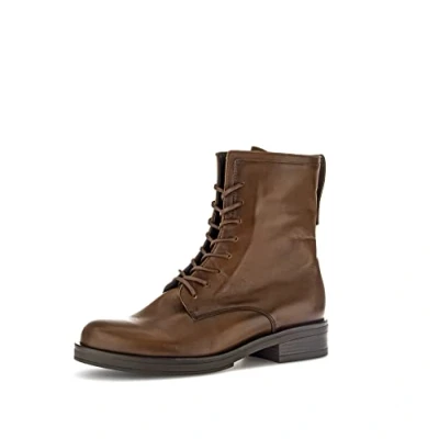 Image of Gabor Women Ankle Boots, Ladies Lace up Boot,Removable Insole,Winter Boot,Half Boots,lace Bootie,Brown (Sattel) / 28,37.5 EU 4.5 UK