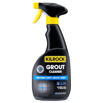 Image of Kilrock Grout Cleaner Spray 500ml Restorers Dirty Tile Lines (1)