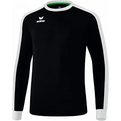 Image of Erima Men&#039;s Retro Star Jersey Long Sleeve Black/White