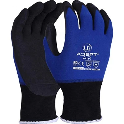 Image of UCI Adept AIR Max Comfort Nylon Lycra Gloves Lightweight NFT® Palm (10/XL)