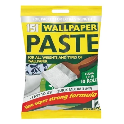 Image of 151 Wallpaper Paste Suitable For All (10 Rolls Pack) Super Strong Formula