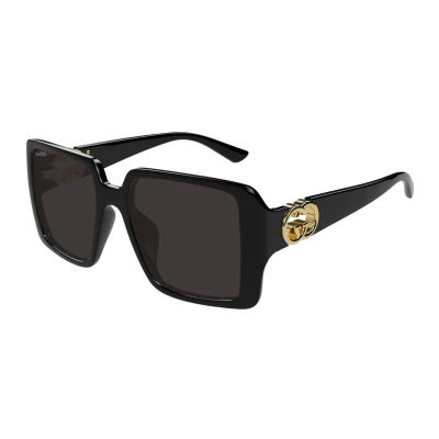 Image of Sunglasses Gucci Gg1692s col. 001 Donna Squadrata Nero