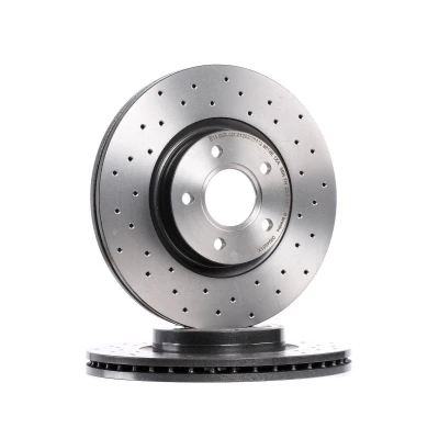 Image of 1223664, 1223666, 1253964, 1253965, 1323560 Brake disc BREMBO XTRA LINE 09.9468.1X 300mm 25mm 5 perforated/vented Coated FORD: FOCUS 2 Kombi, 3