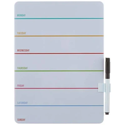 Image of Kikkerland Weekly Dry Erase Board (MH70)