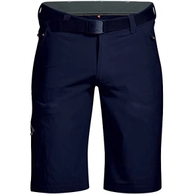 Image of maier sports Men&#039;s Nil Bermuda Hiking Trousers, Outdoor Shorts with Integrated Belt, Trekking Pants