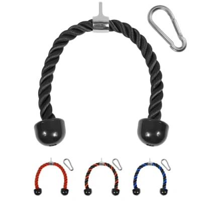 Image of Yes4All SX2G Tricep Rope, 68.6 cm Black