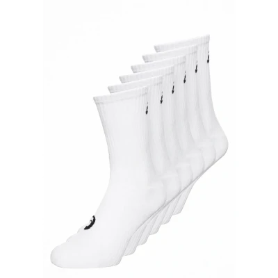Image of Asics 6 PACK Sports socks, Size: 2 5, Real white