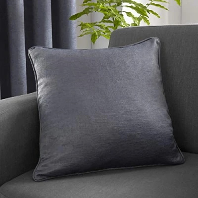 Image of Fusion Strata Cushion Cover 43x43cm in Charcoal